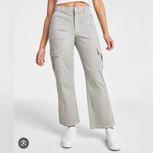 Ultra‎ Flirt Juniors Wide Leg Khaki Cargo Pants